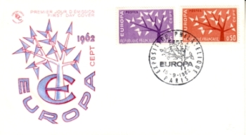 F FDC 1411 / 1412 ● - 1962
